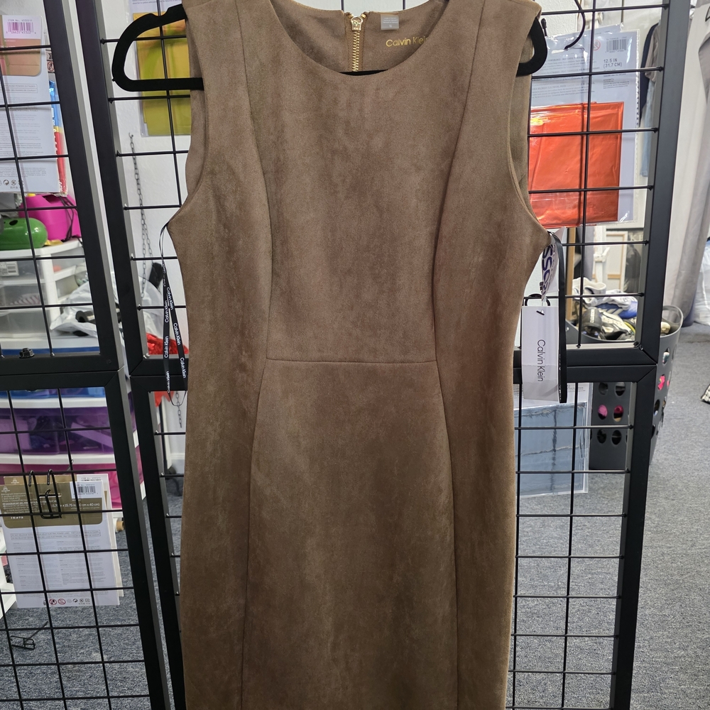Calvin Klein Women's Brown Midi Dress